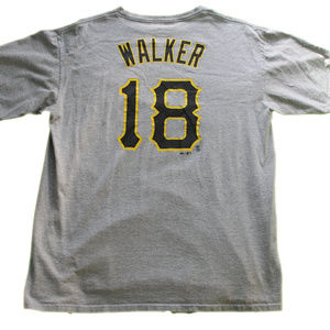 Pittsburgh Pirates Majestic Walker #18 T Shirt